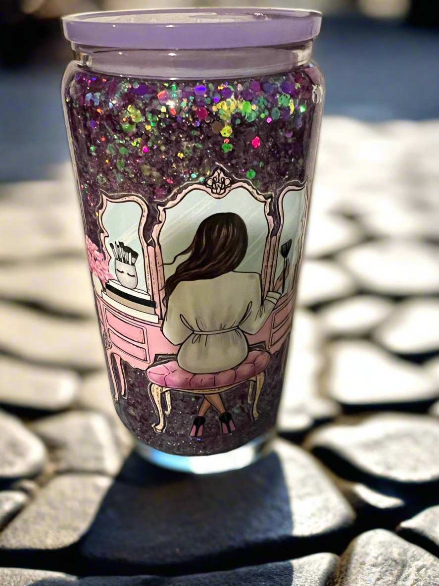 Couture and Coffee Snow globe