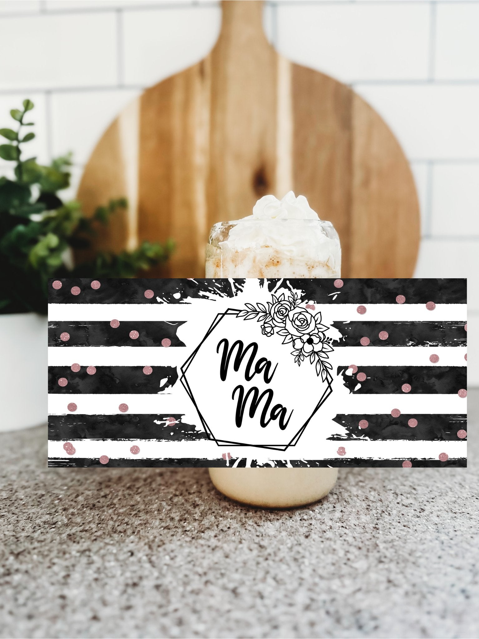 Mama with Black Stripes