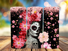 Pink Flower Sugar Skull